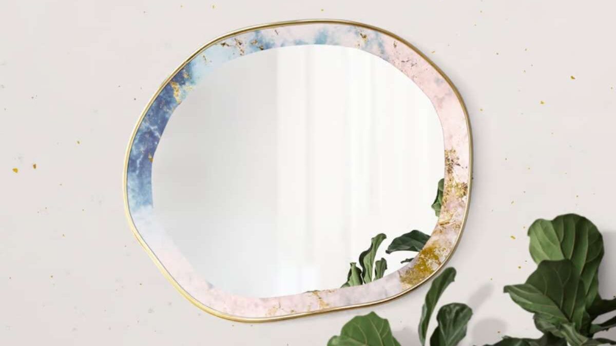 miroir d entrée design